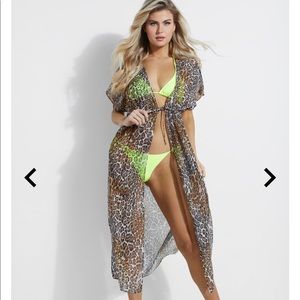 Guess Leopard Cover Up